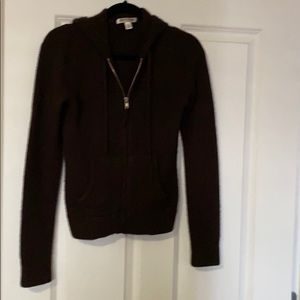 100% Cashmere Zip up Hoodie